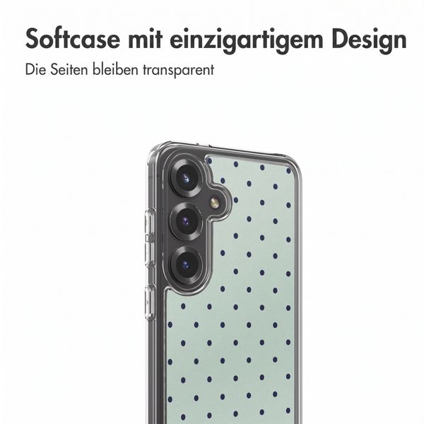 imoshion Design Hülle Samsung Galaxy A18 (4G) / A17 (4G/5G) - Polka Dot Mintgroen