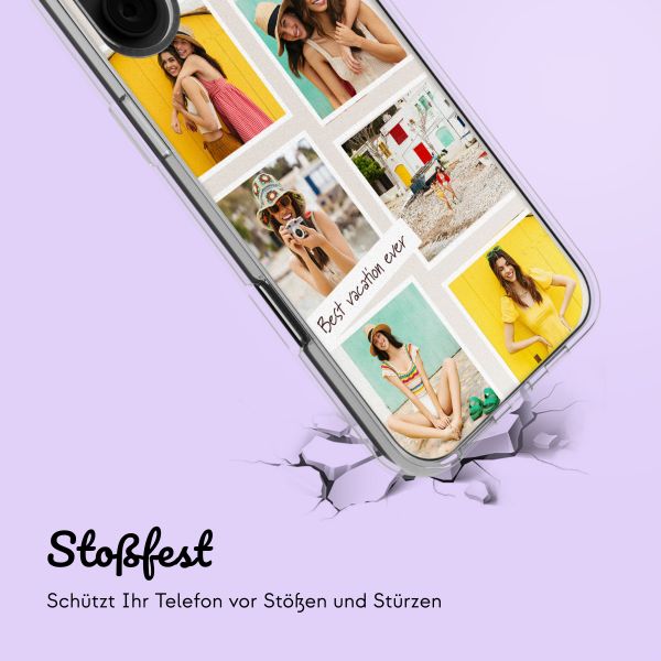 Personalisierte Hülle mit Filmrolle N°3 Apple iPhone 16 - Transparent