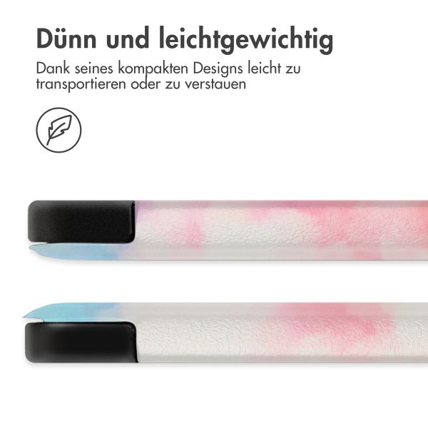 imoshion Design Trifold Klaphülle Apple iPad 6 (2018) 9.7 Zoll / iPad 5 (2017) 9.7 Zoll / Air 2 (2014)/Air 1 (2013) - Sky