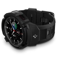 Spigen Rugged Armor™ Pro Case für die Samsung Galaxy Watch 4 - 46 mm - Schwarz