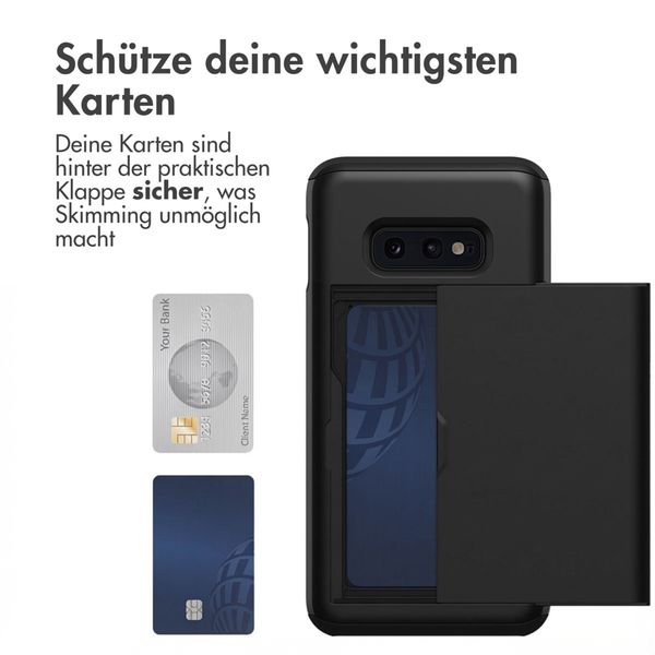 imoshion Backcover mit Kartenfach Samsung Galaxy S10e - Schwarz
