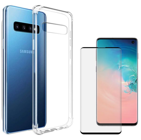 imoshion Anti-Shock Backcover + Premium Screen Protector Galaxy S10