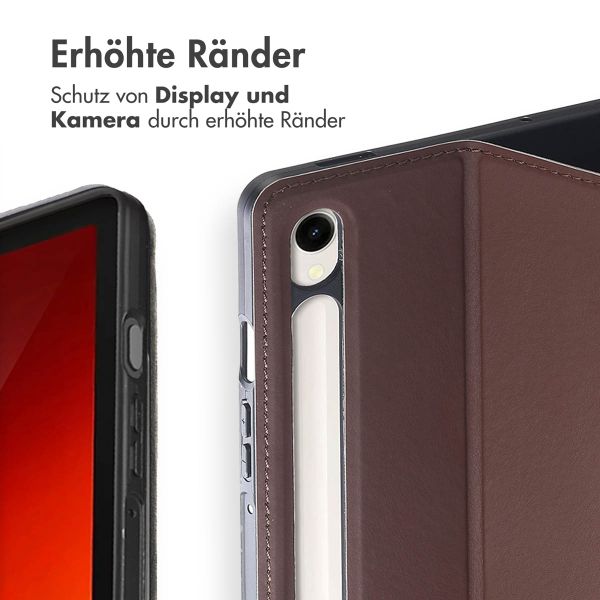 Accezz Classic Tablet Case Samsung Galaxy Tab S10 Ultra / Tab S9 Ultra - Braun