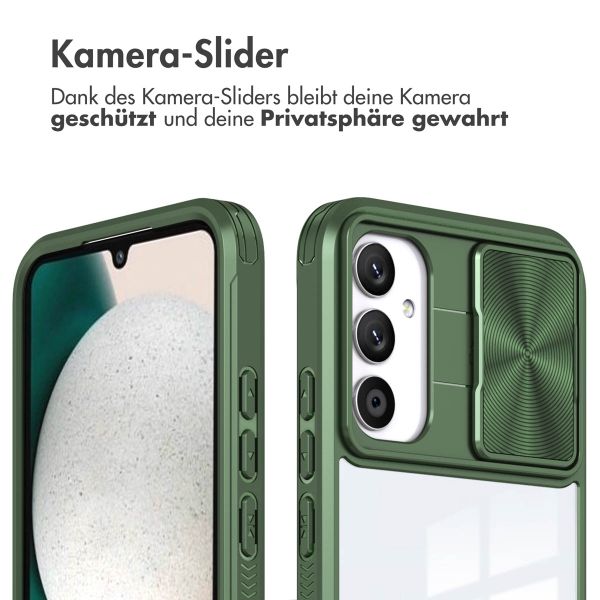 imoshion Back Cover mit Kameraschieber für das Samsung Galaxy A34 (5G) - Dunkelgrün