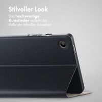 Accezz Classic Klapphülle Samsung Galaxy Tab A9 8.7 Zoll - Schwarz
