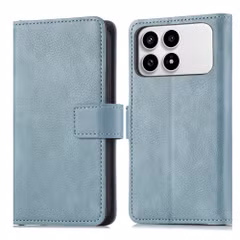 imoshion Luxuriöse Klapphülle Xiaomi Poco F8 Pro - Hellblau