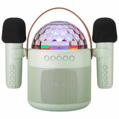 imoshion Sing & Shine Karaoke-Set - Lautsprecher und 2 Mikrofone - Mintgreen