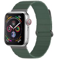 imoshion Magnetlederarmband für Apple Watch Series 1 t/m 9 / SE (38/40/41 mm) | Series 10 / 11 (42 mm) - Grün