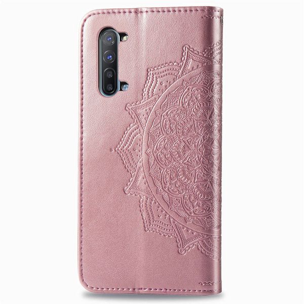 Mandala Klapphülle Oppo Reno3 / A91 - Roségold