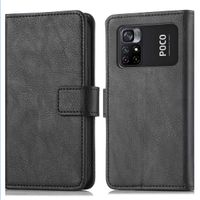 imoshion Luxuriöse Klapphülle Xiaomi Poco M4 Pro 5G - Schwarz