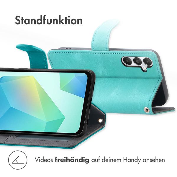 imoshion Klapphülle mit Kordel Samsung Galaxy A15 (5G/4G) - Türkis