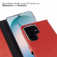 Selencia Echtleder Klapphülle Samsung Galaxy S26 Ultra - Rot