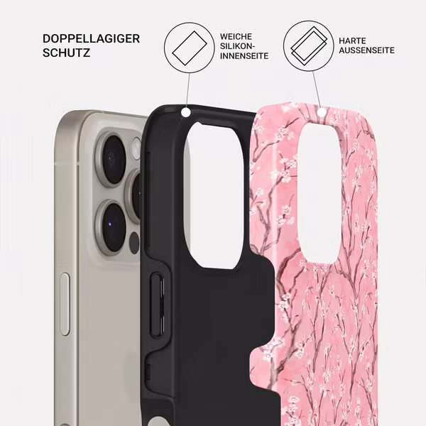 Burga Tough Back Cover MagSafe Apple iPhone 16 Pro - Sakura