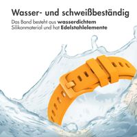 imoshion Sport-Silikonarmband mit Schnalle - Universelle 22 mm Anschluss - Orange