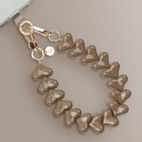 Selencia Lova Herz-Handgelenkbande - Mocha Brown