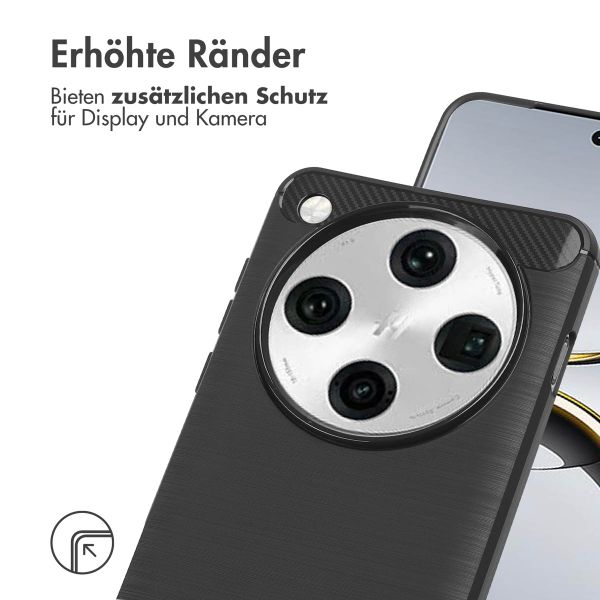 imoshion Brushed Back Cover Oppo Find X8 Pro - Schwarz