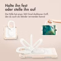 imoshion Rugged Kindersicher Schutzhülle Apple iPad 6 (2018) 9.7 Zoll / iPad 5 (2017) 9.7 Zoll / Air 2 (2014)/Air 1 (2013) - Hellrosa