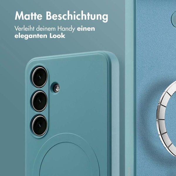 imoshion Color Back Cover mit MagSafe für das Samsung Galaxy S24 Plus - Smoke Green