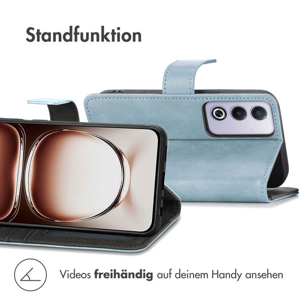 imoshion Luxuriöse Klapphülle Oppo A80 5G - Hellblau