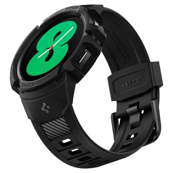 Spigen Rugged Armor™ Pro Case für die Samsung Galaxy Watch 4 / 5 - 40 mm - Schwarz