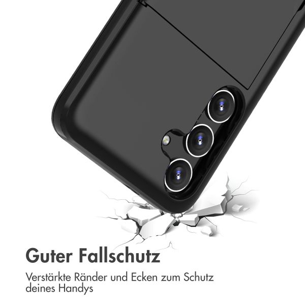 imoshion Backcover mit Kartenfach Samsung Galaxy S24 Plus - Schwarz