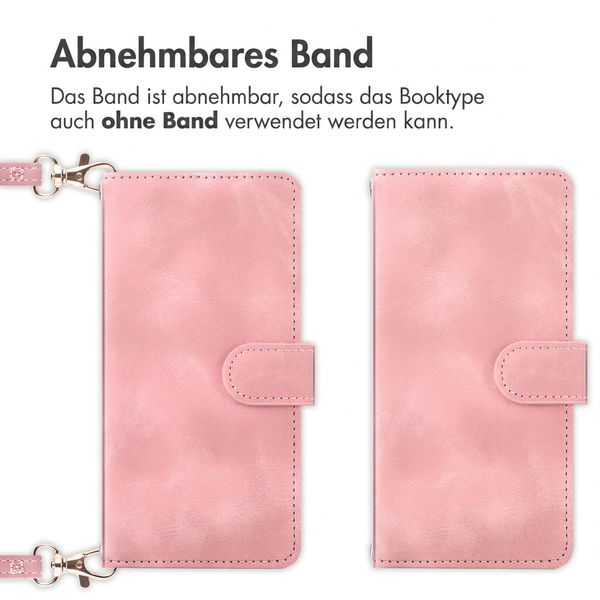 imoshion Klapphülle mit Kordel Motorola Moto G77 - Rosa