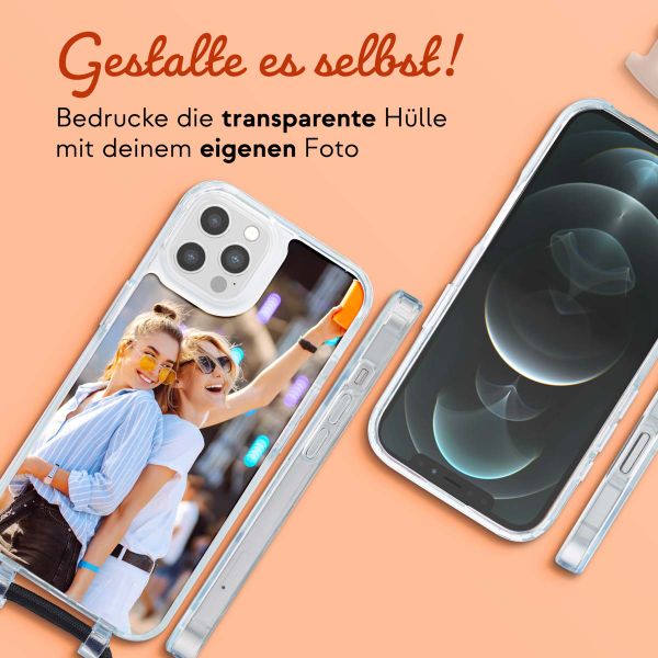 Gestalte deine eigene MagSafe Hülle mit abnehmbarem Band Apple iPhone 12 Pro - Transparent