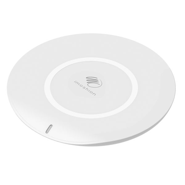 imoshion Qi Soft Touch Wireless Charger - Kabelloses Ladegerät - 10 Watt - Weiß