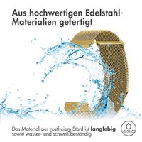 imoshion Magnetisches Milanaise Armband -   Universelle 20 mm Anschluss - Größe S - Gold