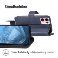 imoshion Luxuriöse Klapphülle Oppo Reno 13 Pro - Dunkelblau