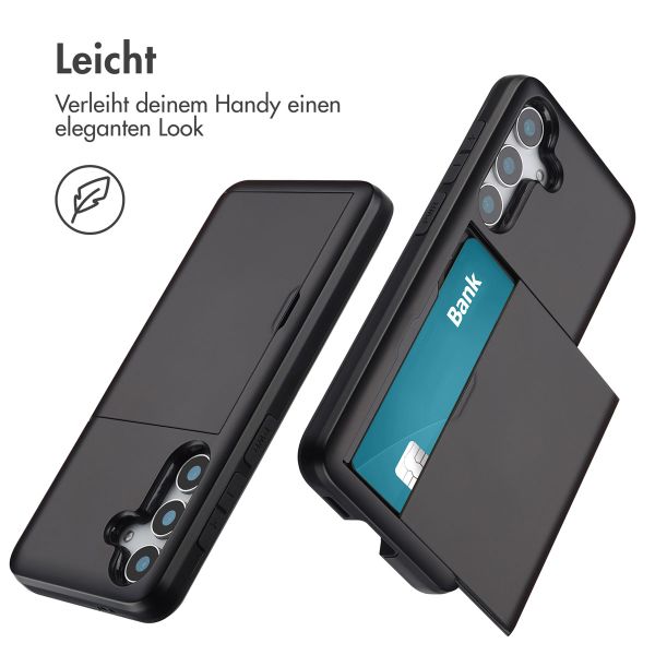 imoshion Backcover mit Kartenfach Samsung Galaxy S25 - Schwarz