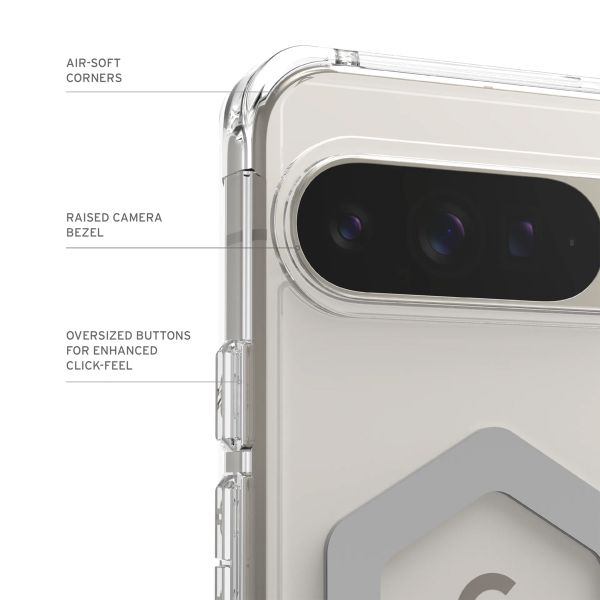 UAG Plyo Pro Backcover für das Google Pixel 9 Pro XL - Ice / Silver