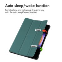 imoshion Trifold Klapphülle Xiaomi Pad 6S Pro 12.4 - Dunkelgrün