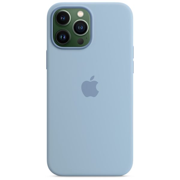 Apple Silikon-Case MagSafe für das Apple iPhone 13 Pro Max - Blue Fog