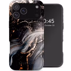 Selencia Vivid Rückabdeckung mit MagSafe Apple iPhone 17 Pro Max - Chic Marble Black