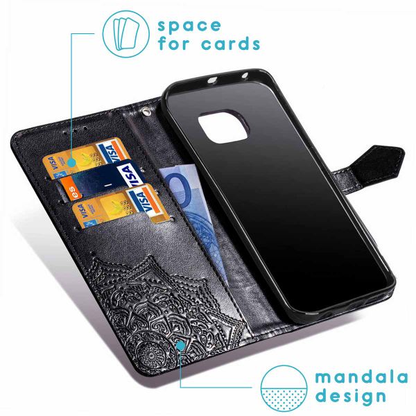imoshion Mandala Klapphülle Samsung Galaxy S7 - Schwarz