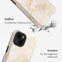 Selencia Vivid Rückabdeckung mit MagSafe Apple iPhone 13 - Golden Beige Marble