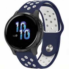 imoshion Silikon-Sportarmband -   Universelle 22 mm Anschluss - Dark Blue & White