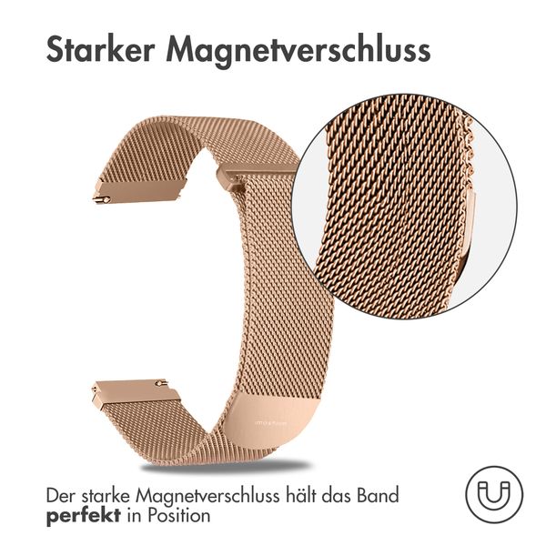 imoshion Mailändische Magnetarmband für das Samsung Galaxy Watch 5 (40 mm) - Rose Gold