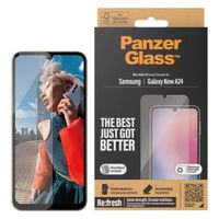 PanzerGlass Refresh Ultra-Wide Fit Anti-Bacterial Screenprotector inkl. Applikator für das Samsung Galaxy A25 (5G)