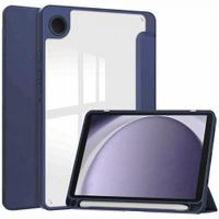 imoshion Trifold Hardcase Klapphülle Samsung Galaxy Tab A9 8.7 Zoll - Dunkelblau