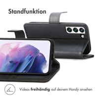 imoshion Luxuriöse Klapphülle Samsung Galaxy S22 - Schwarz