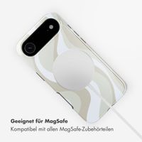 Selencia Vivid Rückabdeckung mit MagSafe Apple iPhone Air - Desert Waves Beige
