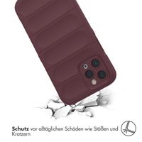 imoshion EasyGrip Back Cover für das iPhone 11 Pro - Aubergine