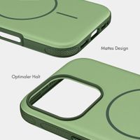 imoshion Color Backcover mit Thin MagSafe Ring Apple iPhone 16 Pro - Dunkelgrün