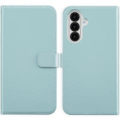 Selencia Echtleder Klapphülle Samsung Galaxy A36 / A56 - Air Blue