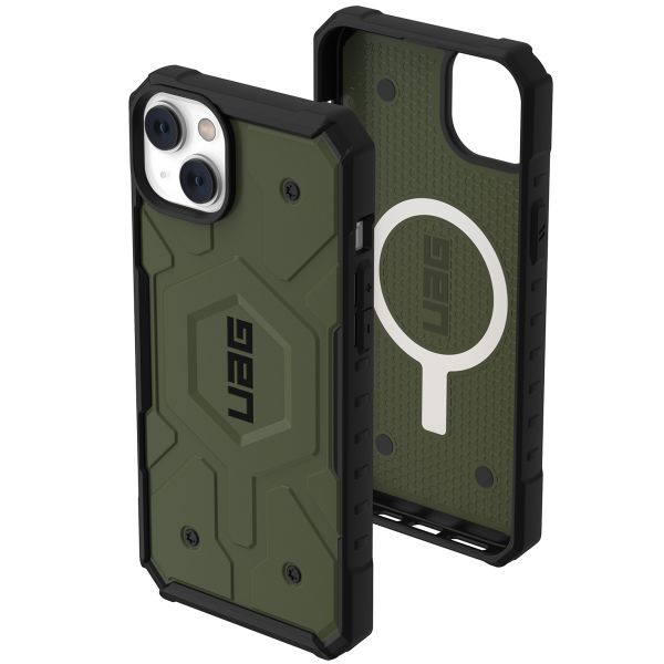 UAG Pathfinder Case MagSafe für das iPhone 14 Plus - Olive