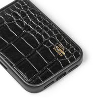 iDeal of Sweden MagSafe-Hülle aus veganem Leder Apple iPhone 17 Pro Max - Black Croco