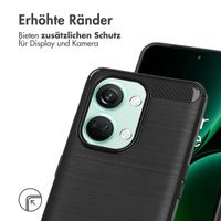 imoshion Brushed Back Cover für das OnePlus Nord 3 - Schwarz