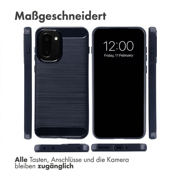 imoshion Brushed Back Cover OnePlus 15R - Blau